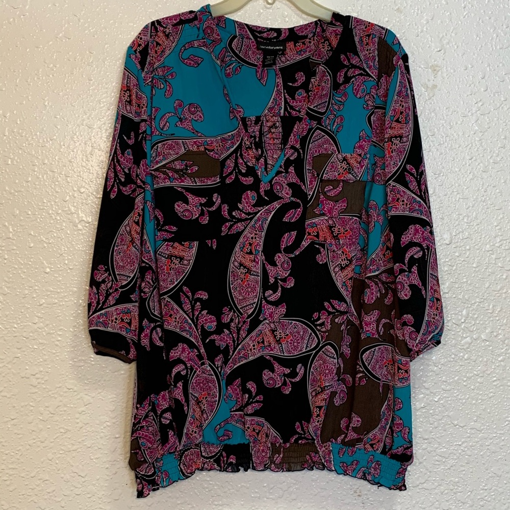 Lane Bryant V-Neck Blouse